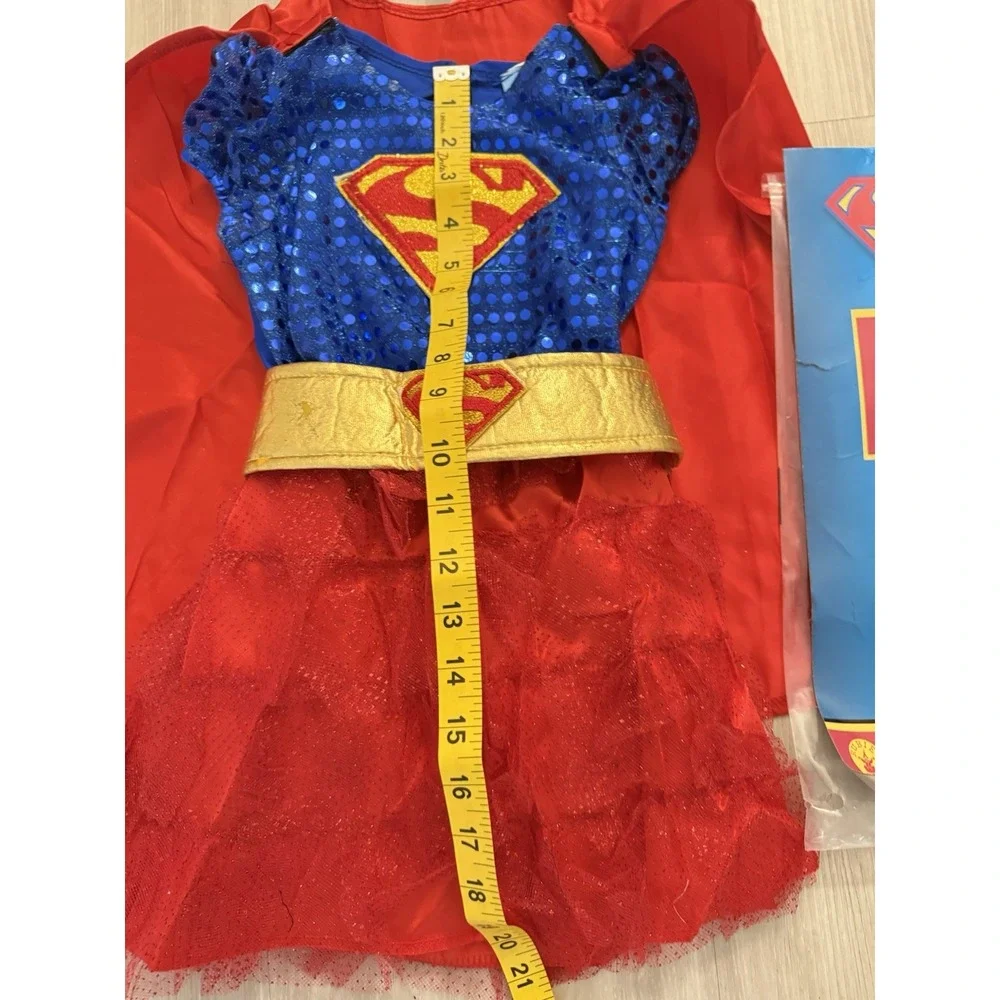Rubies Toddler Supergirl Sequin Costume Size Small Petite 3-4 years